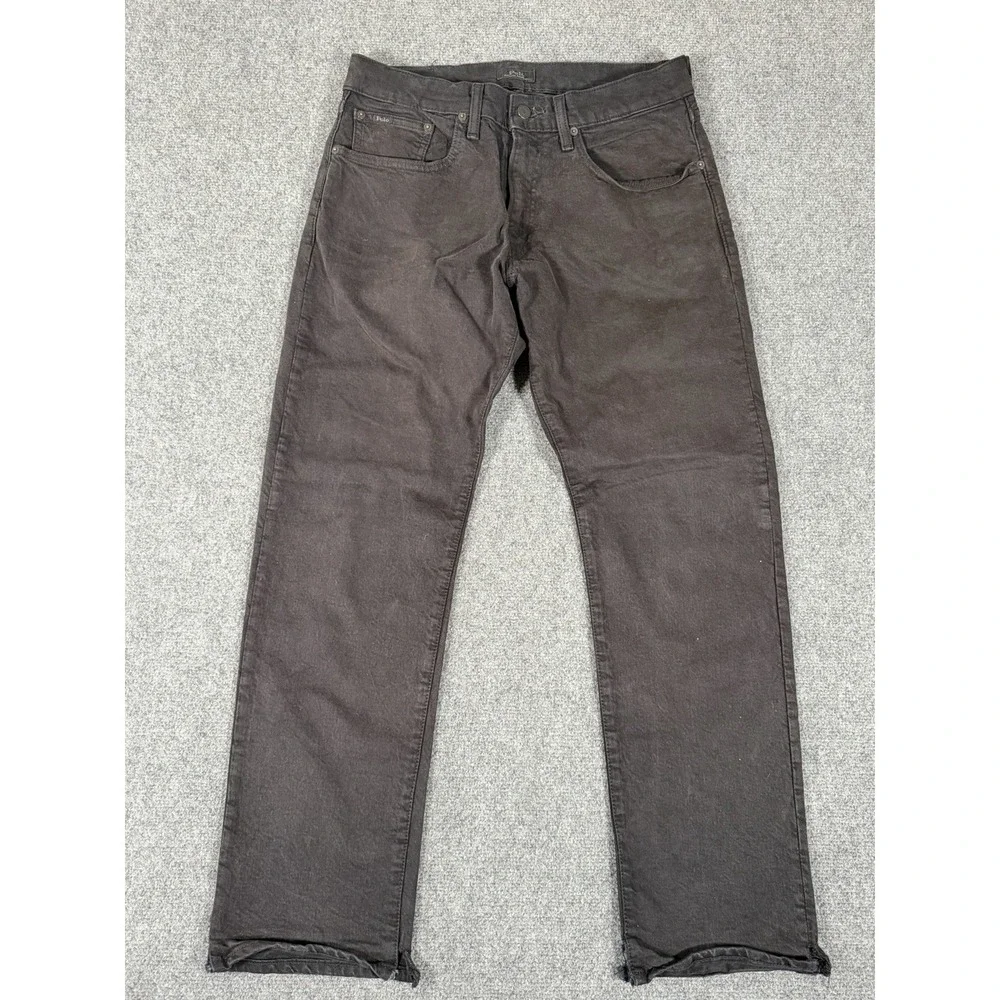 Polo Ralph Lauren The Hampton Relaxed Straight Jeans Mens 30x30 Black